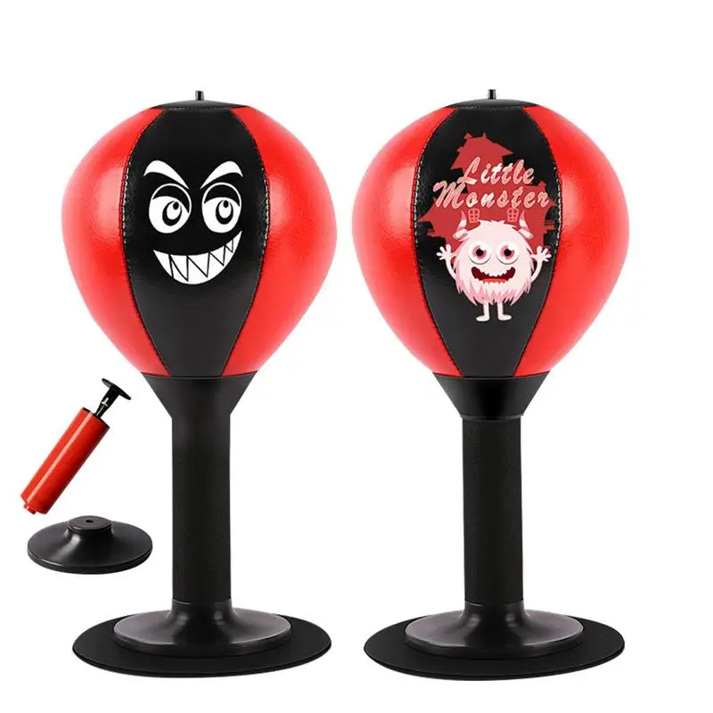 Sacco Da Boxe Da Tavolo Speed Punching Ball Bag Con Una Ventosa Kids Boxing Freestanding Reflex Bag Release Emotions For Kids