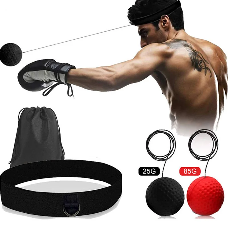 Punching-Ball Head Punch Ball Fitness Boxing Trainer Fascia Boxe Reflex Speedball Fight Punching Ball Speed Training Workout