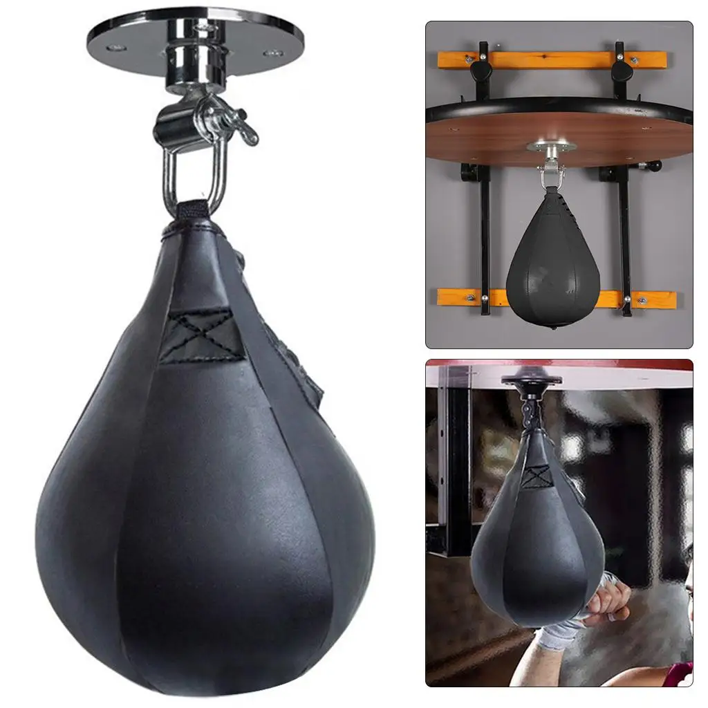 Pu Leather Boxing Speed Ball Punch Bag Attrezzatura Da Boxe Palla Da Boxe Hanging Fitness Boxing Speed Ball Set Hanging Punch Ball