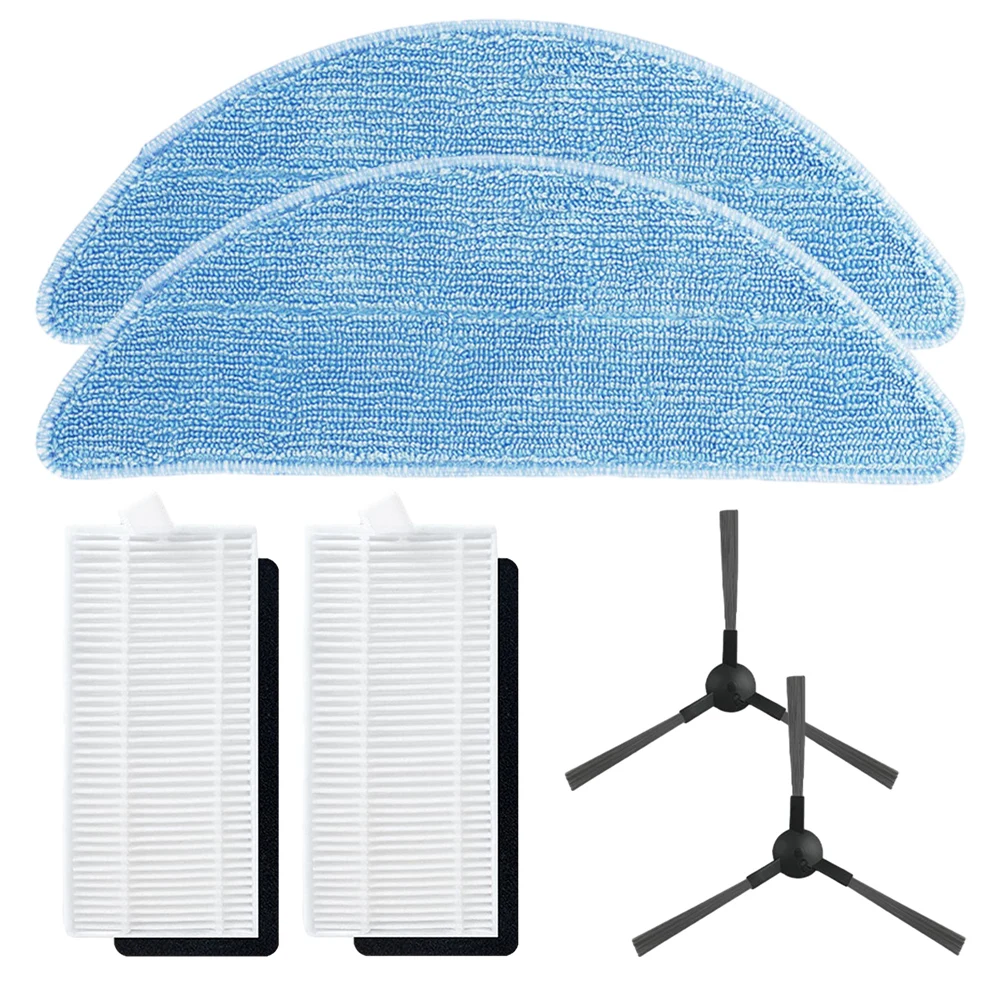 Restock And Renew Your For Tesvor S7 Pro Robot Aspirapolvere Con Filtro A Spazzola Laterale Mop Cloth Parti Di Ricambio