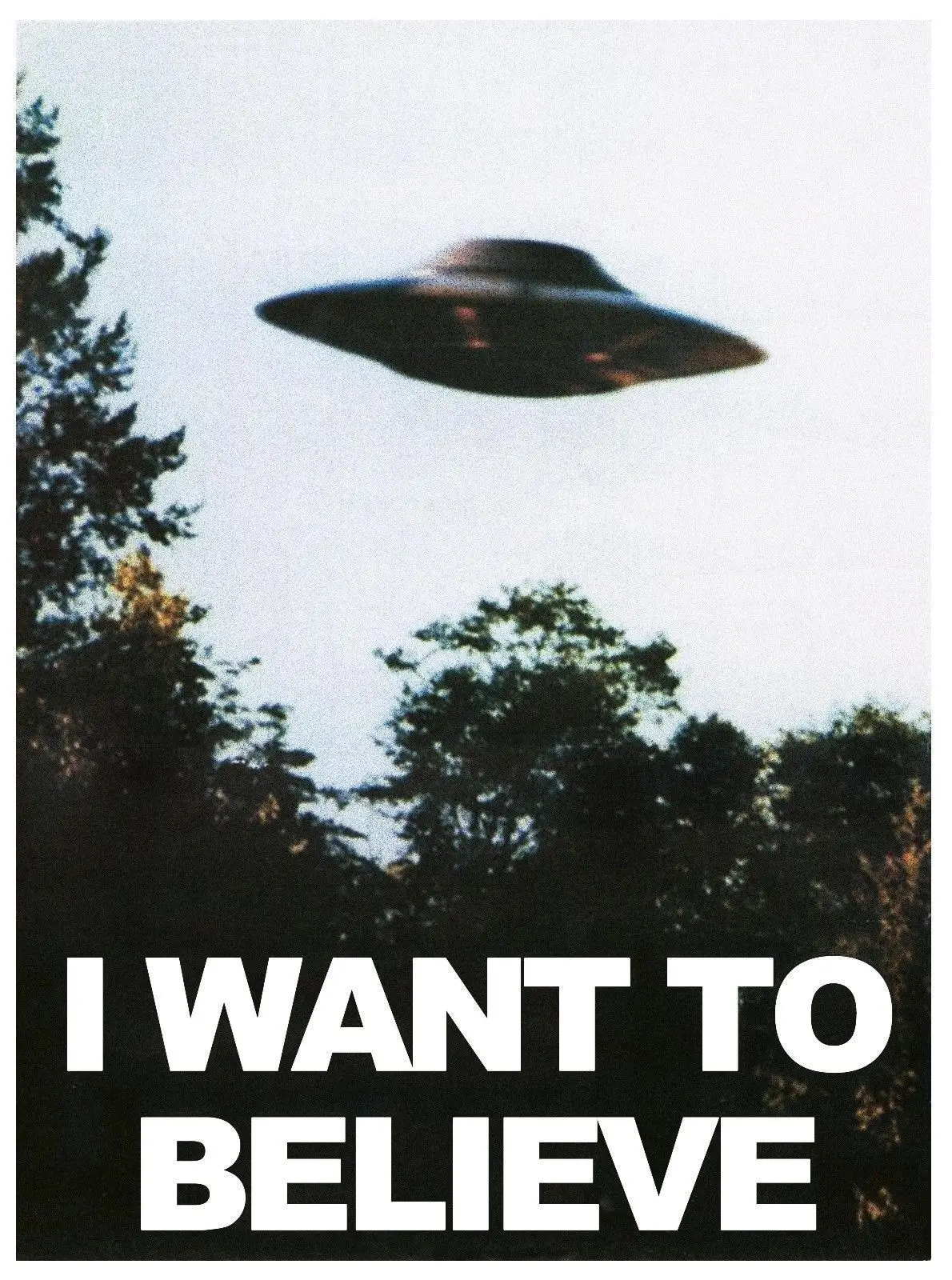 "I Want To Believe" L'Ufficio Di 8.1 Rifornito!!!! Art Picture Print Silk Poster Home Wall Decor