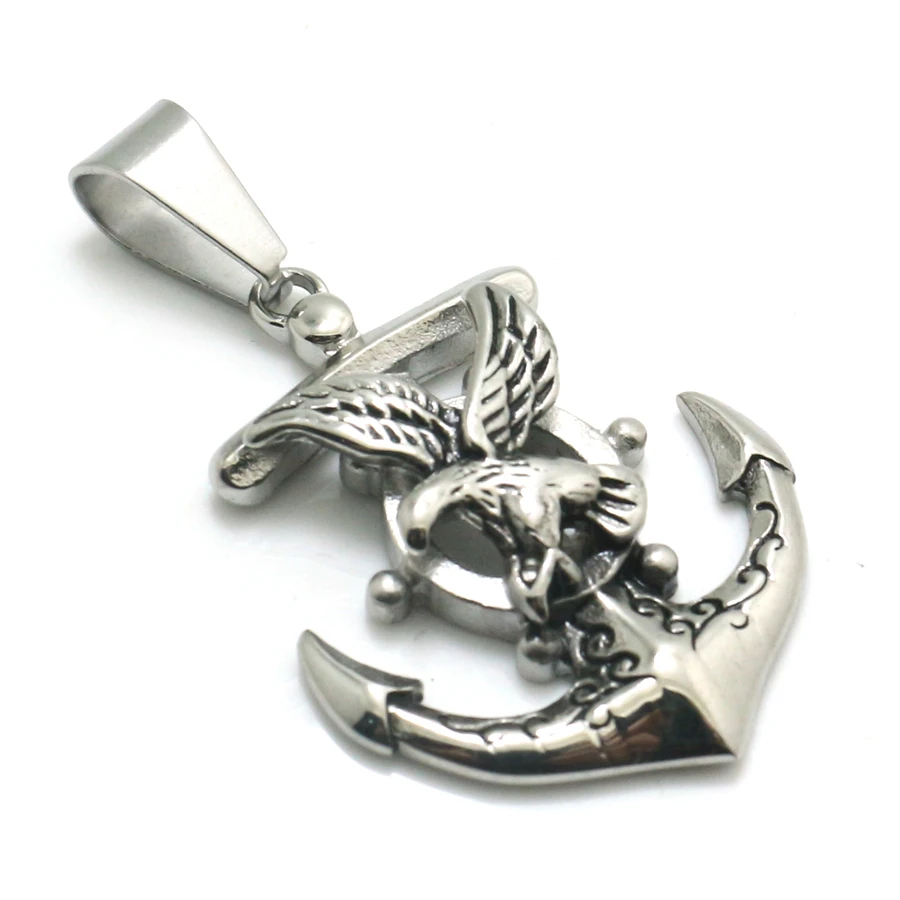 Restock Unisex In Acciaio Inossidabile 316L Cool Anchor Eagle Pendant