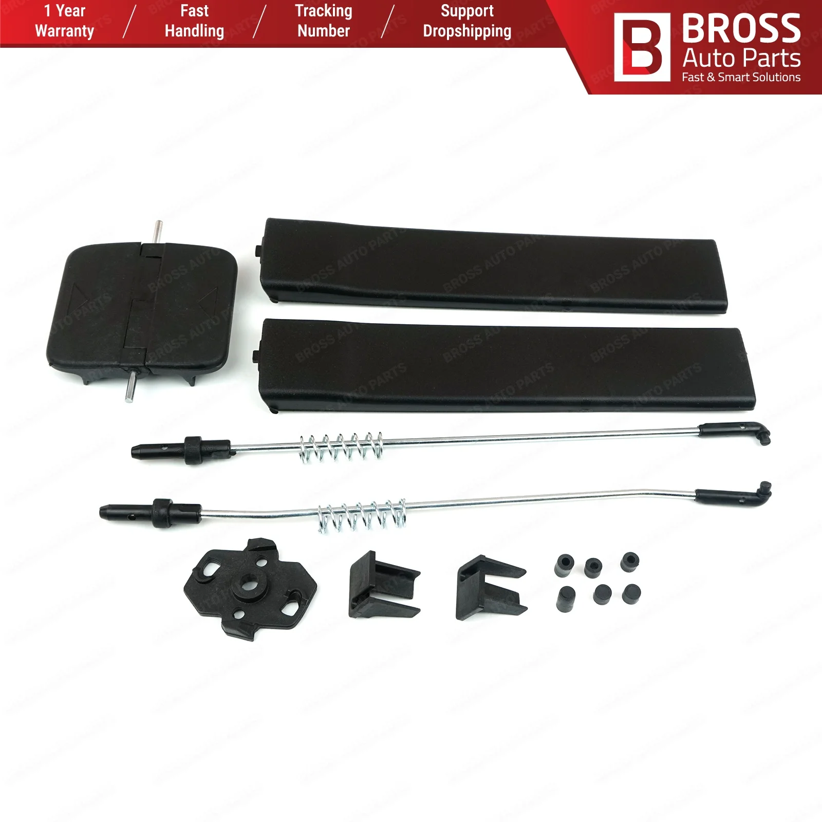 Bdp573Fba L O R Side Sliding Window Glass Latch Set Repair 7 H0847781B Per Vw Transporter T5 Multivan Caravelle Ship Dalla Francia