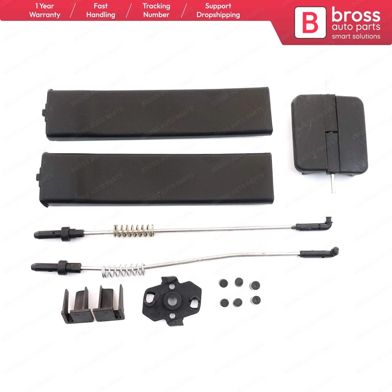 Muslimside Sliding Window Glass Latch Cover Repair Set Muslimatur Per Vw Caddy Mk3 Spedizione Dalla Francia