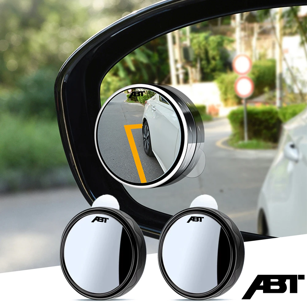 Per Vw Volkswagen Audi Skoda Seat Abt 2Pcs Car Sucker Mirror Small Blind Spot Mirror Accessori