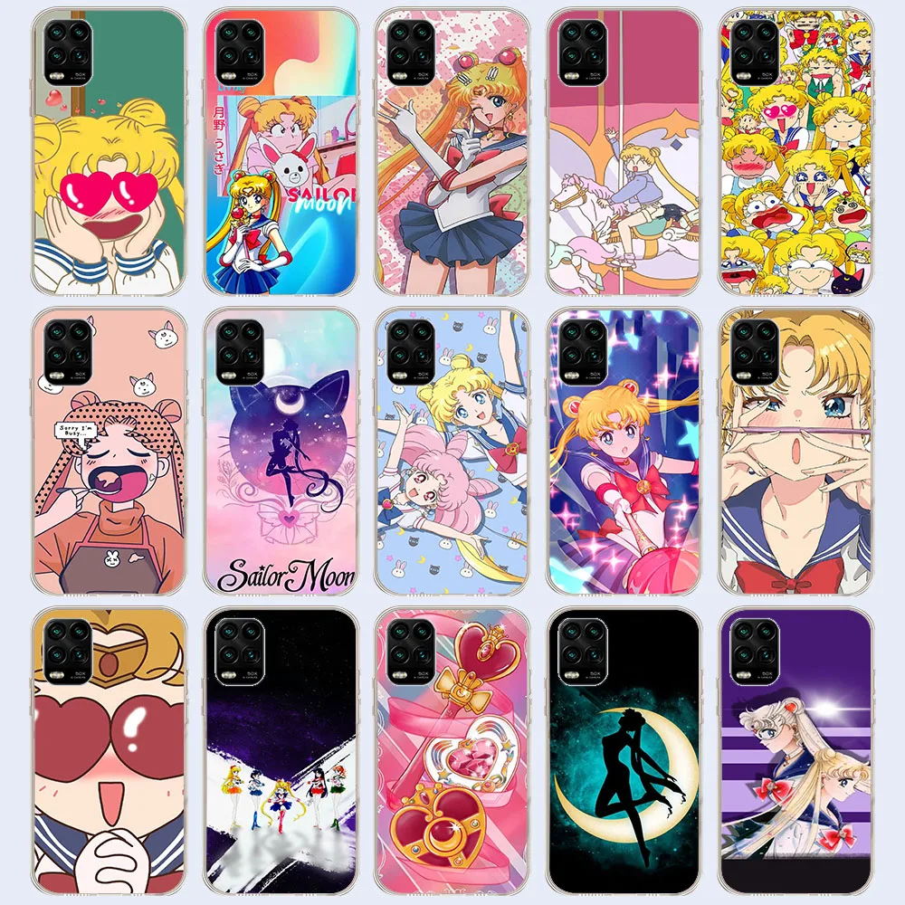 Custodia Morbida Per Lg Q52 K52 K62 K42 K12 V40 V50 V60 Q60 K50 X4 Stylo 6 K92 G8 G8X Velluto Thinq Max Ys-4 Anime Sailor Moon