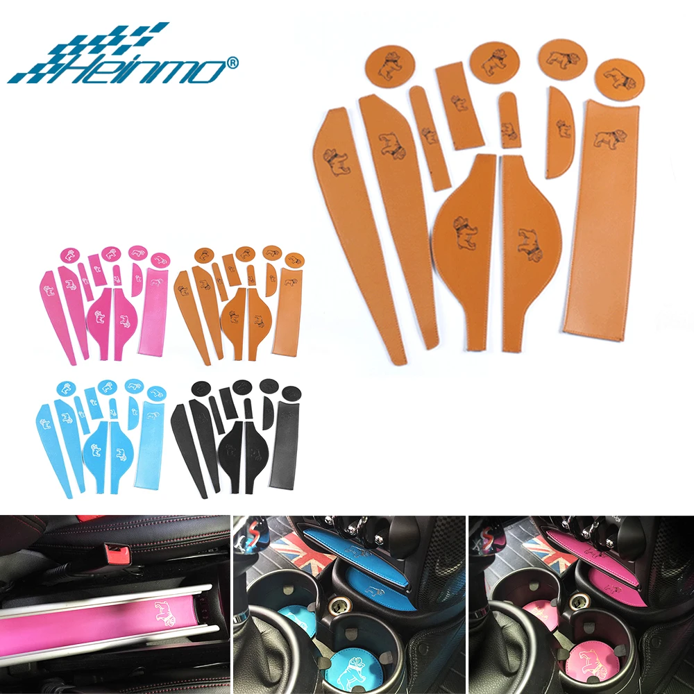 Per Mini Cooper Accessori Car Side Door Groove Mats Portabicchieri Sottobicchieri Antiscivolo Trim Door Groove Mats Per Countryman R60