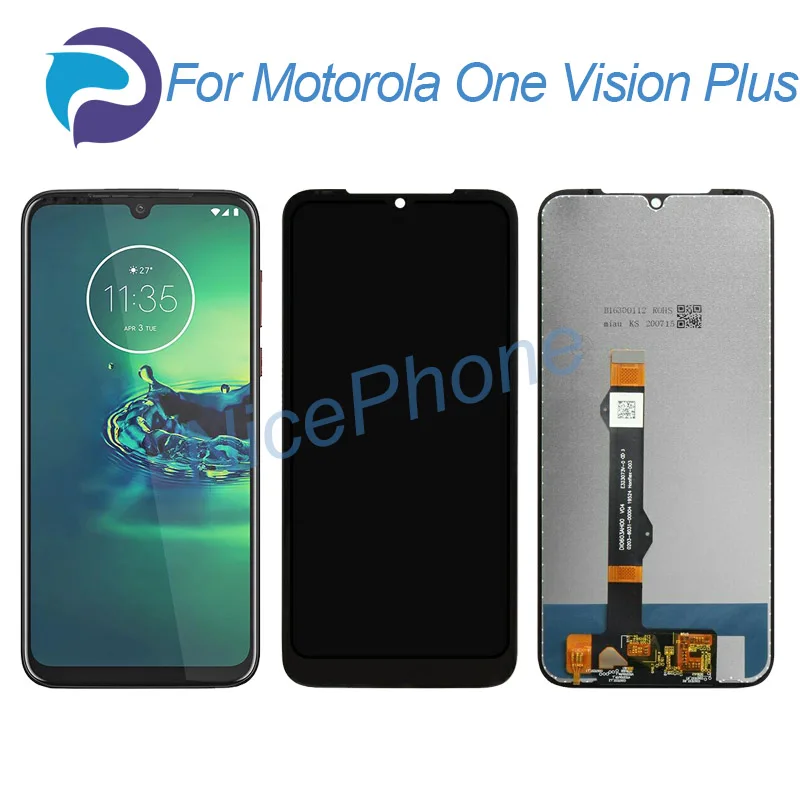 Per Motorola One Vision Plus Display Lcd Touch Screen Digitizer Assembly Sostituzione One Vision Plus Display Lcd