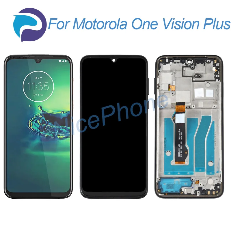 Per Motorola One Vision Plus Schermo Lcd + Touch Digitizer Display 2280*1080 One Vision Plus Display Lcd