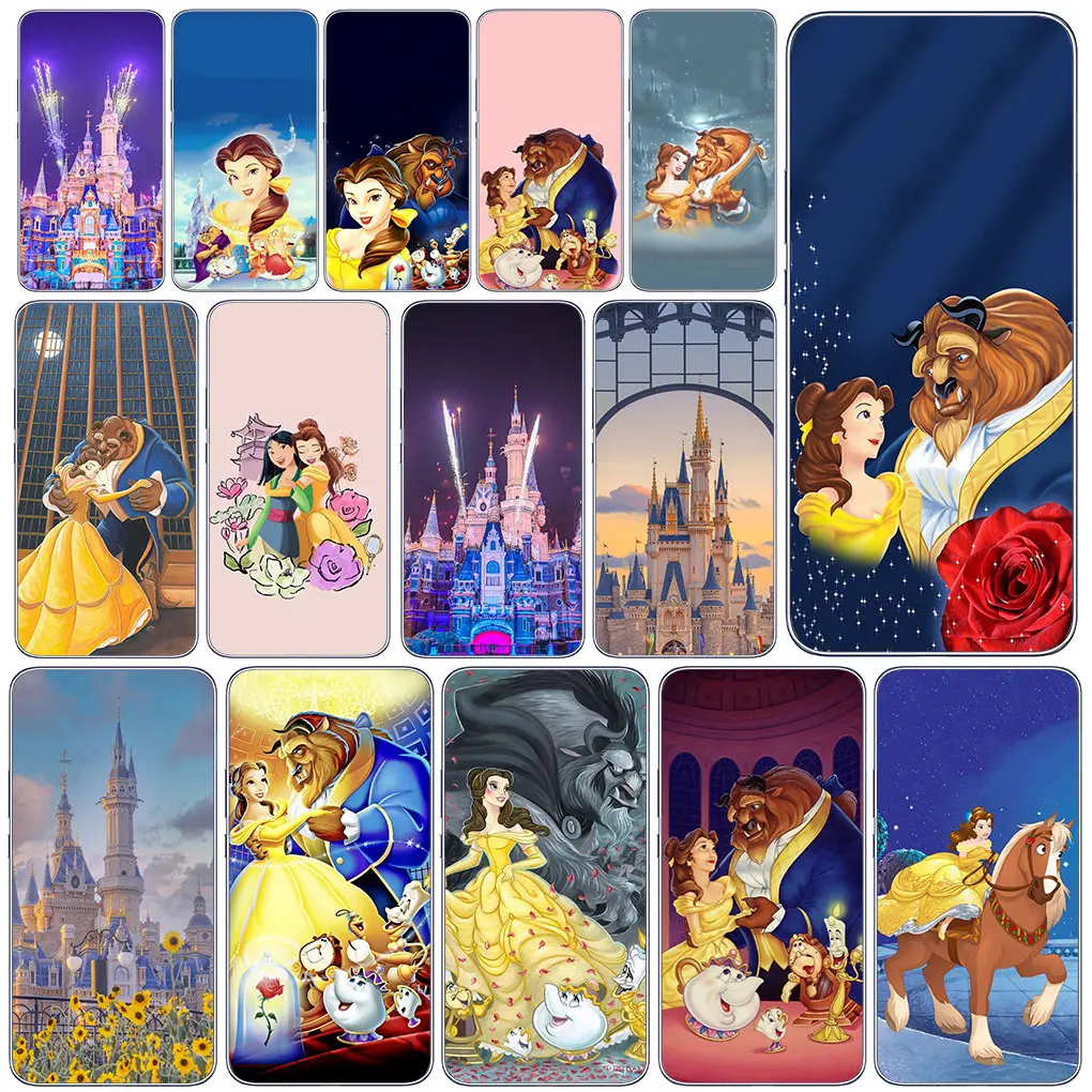Beauty And The Beast Castle Cover Per Telefono Per Motorola Moto One G8 G7 Play Action Fusion Plus Power Vision Zoom Hyper Macro