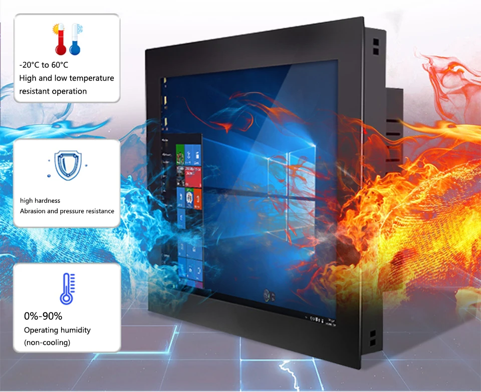 1000Nits 7 8 9 11 12 13 15 17 19 21.5 Display Touch Screen Da 23 Pollici Lcd Tutto In Un Monitor Touch Screen Per Pc Monitor Lcd Industriale