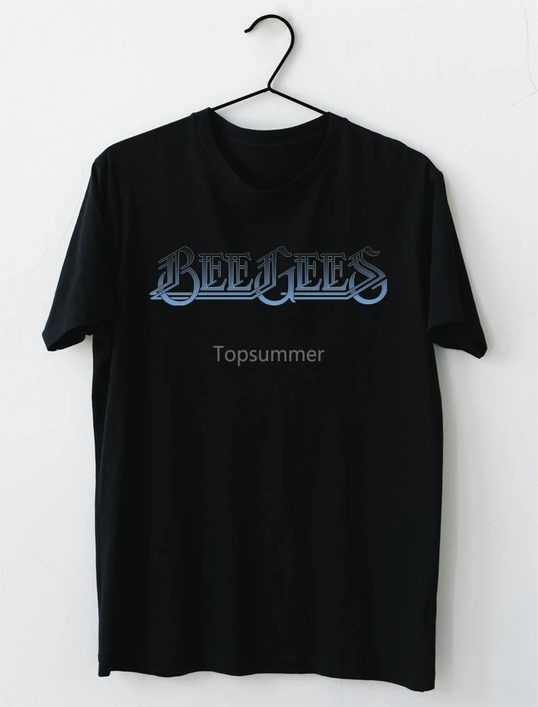 T-Shirt Con Logo Bee Gees Soft Rock Trio M-2Xl