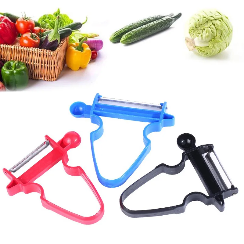 Magic Multifunzione 3 Pezzi Pelapatate Trio Pelapatate Affettatrice Trituratore Julienne Multifunzione Verdura Frutta Tagliapatate Utensile Da Cucina