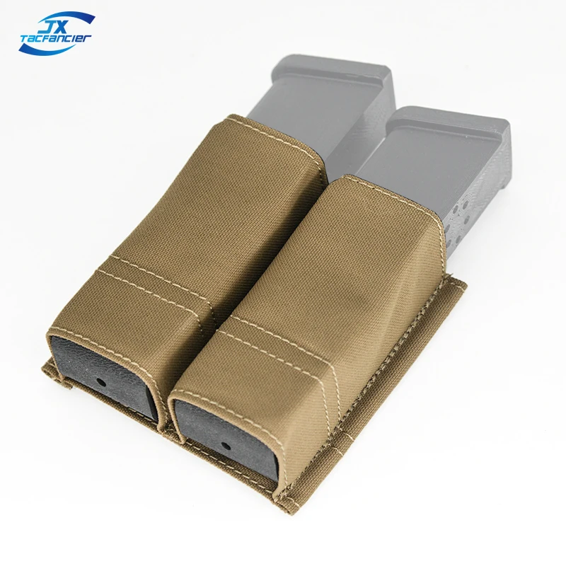 Tactical Pistol Magazine Pouch 9Mm 40Cal 45Acp Double Stack Mag Holder Malice Clip Kydex Insert Paintball Hunting Accessories