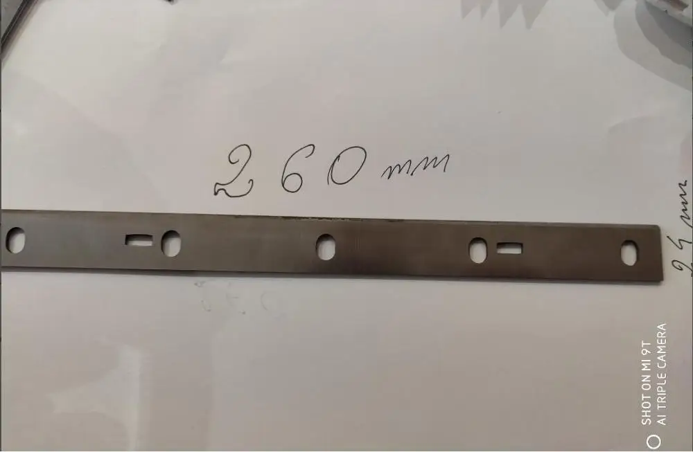 Lame Per Coltelli Per Pialla Hss Jtex 2Pcs 260X24X2Mm Per Hais, Schepch-Hms 1070, Woodstar Pt106 , Gűde 254 Pialla Per Legno