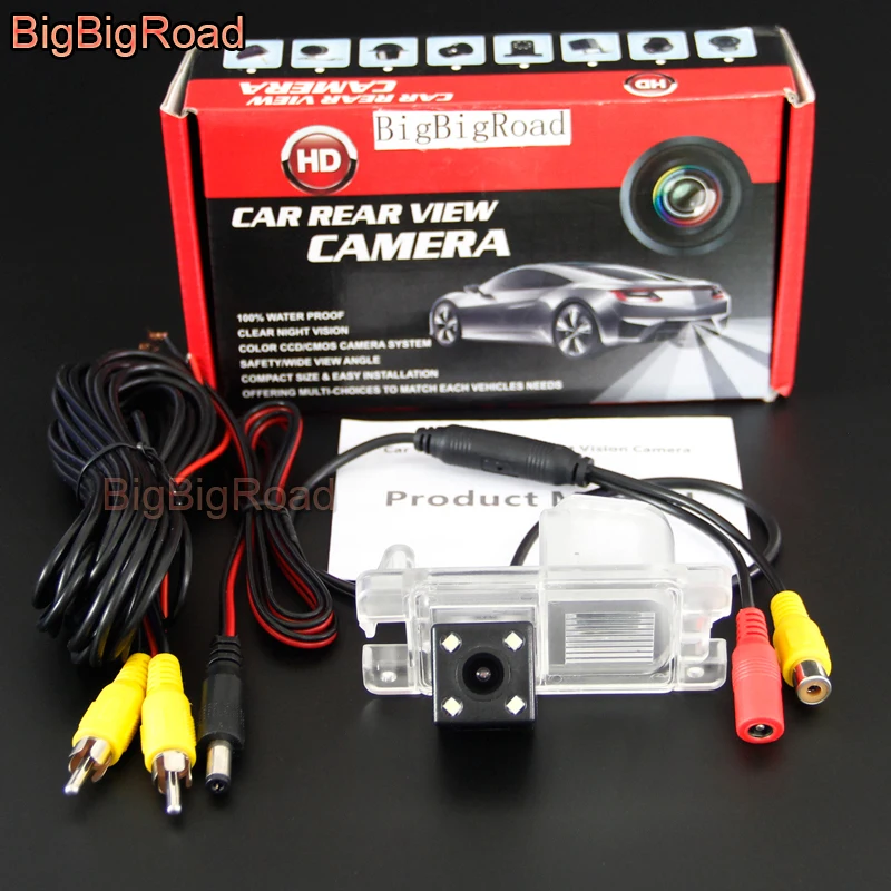 Bigbigroad Per Mitsubishi Pajero Pinin Tr4 Io America Version / L200 Triton 2015 Car Intelligent Track Rear View Parking Camera