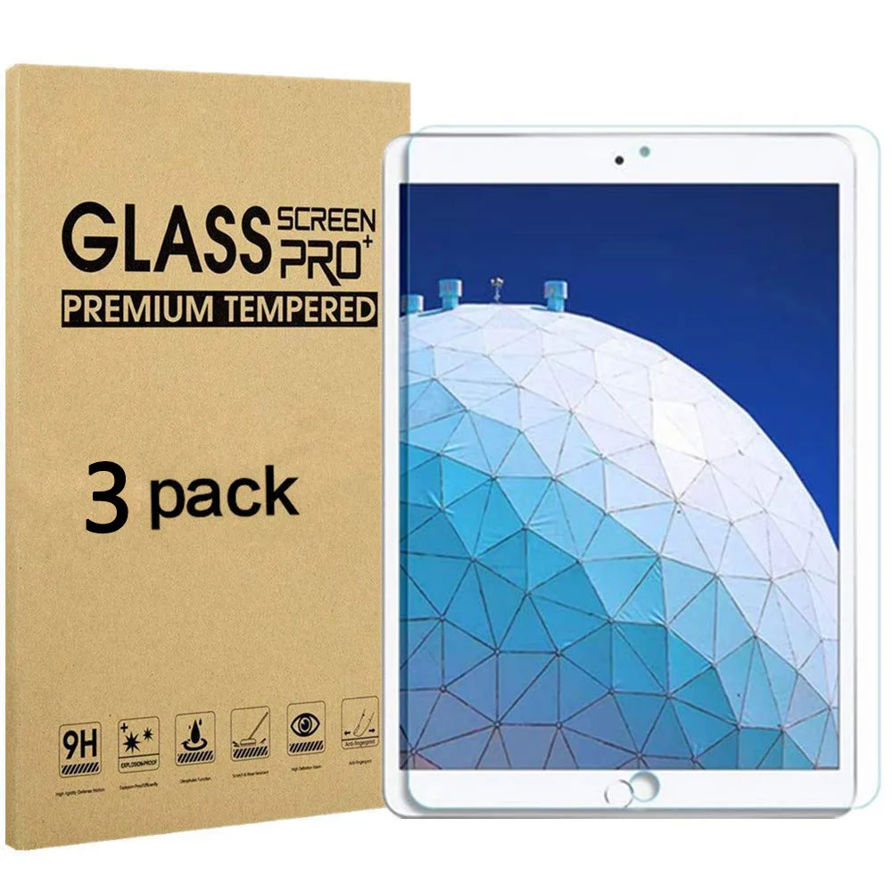 (3 Confezioni) Vetro Temperato Per Apple Ipad Air 3 10.5 2019 3Th Generation Screen Protector Per Ipad Pro 10.5 2017 Tablet Film