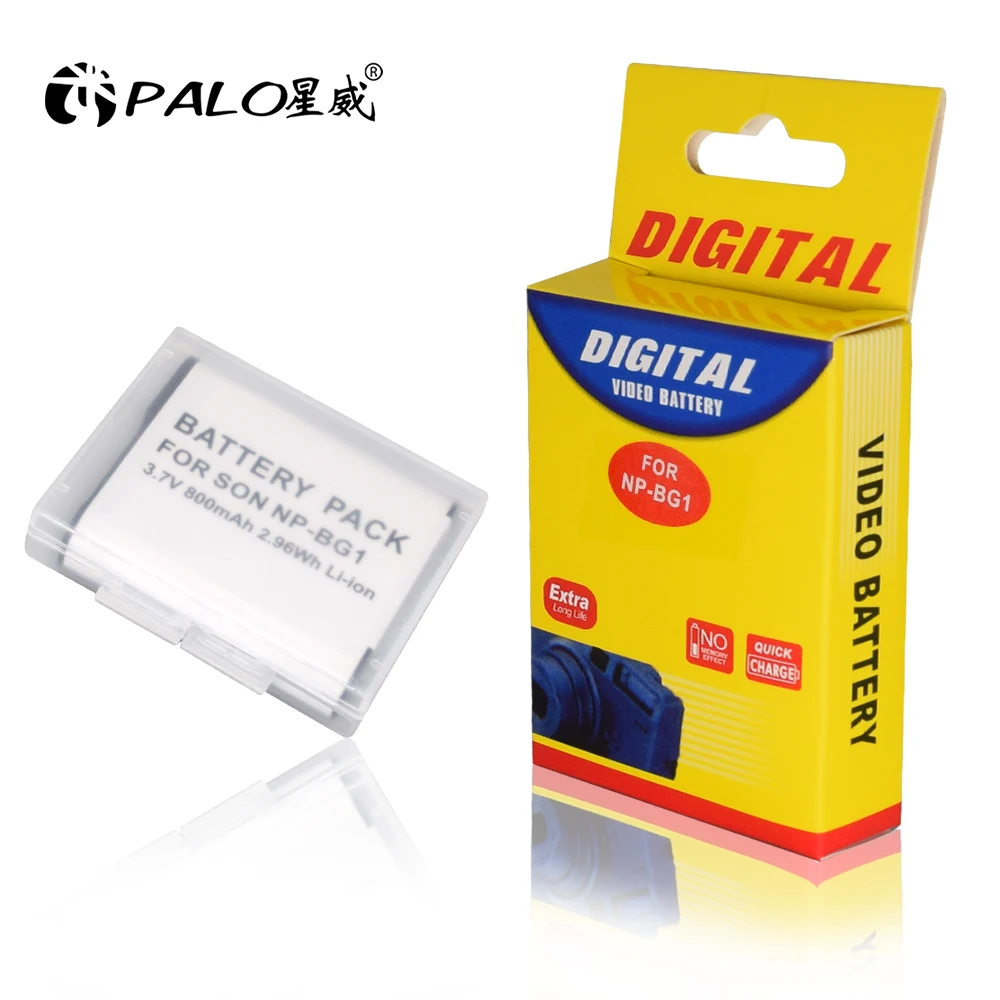 Batteria 3.6V 800Mah Della Macchina Fotografica Di Digital Del Np Bg1 Di Palo Np-Bg1 Per Il Dsc-H3 Dsc-W70 Del Bc-Csge Della Np-Fg1 W30 Di Sony Np-Bg1