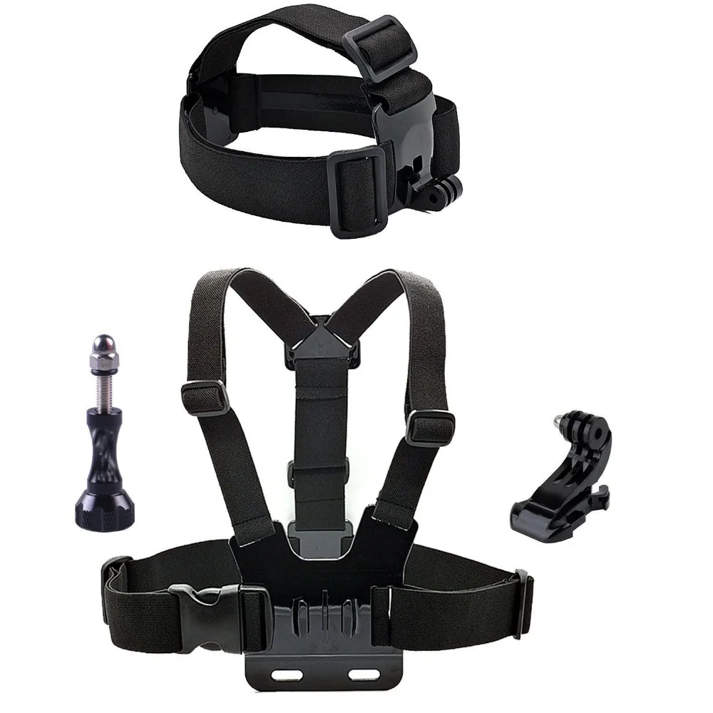 Nuovo Head Strap Mount + Toracica Mount Per Gopro Hero5, 4, 3 +, 3, 2, 1