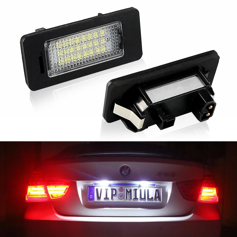 2 Pezzi Led Targa Xenon Parti Per Bmw E60 Numero Luce Targa Lampada Per Bmw E39 M5 E70 E71 X5 X6 E60 M5 E90 E92 E93 M3