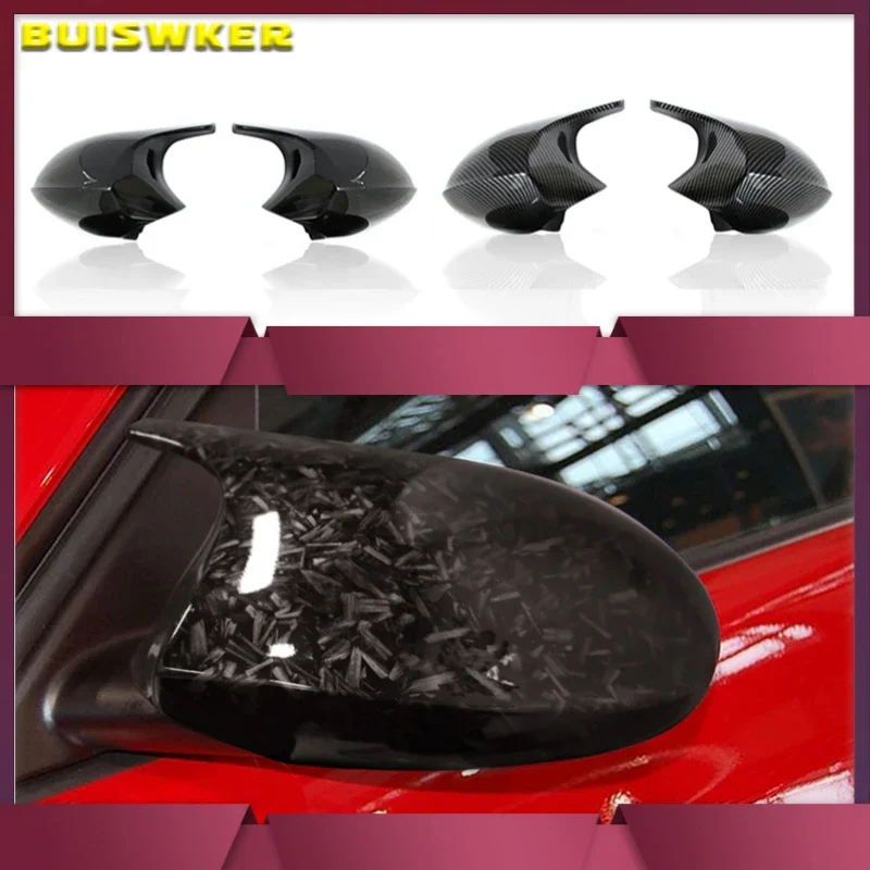 1 Pair Glossy Black M3 Style Side Mirror Cover Caps Replacement For Bmw E90 E91 E92 E93 Car Accessories