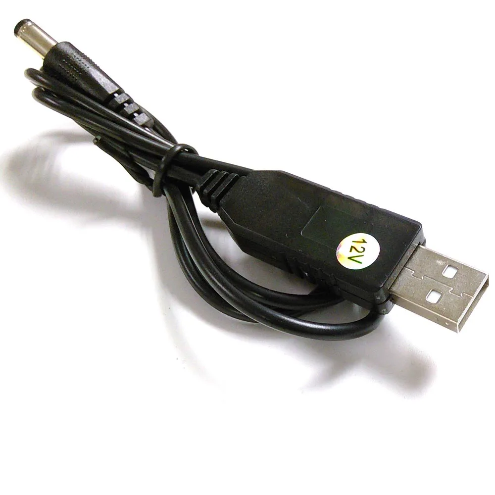 Cavo Adattatore Di Alimentazione Modem Adsl Da 5V Usb A 12V Dc 5.5/2.1