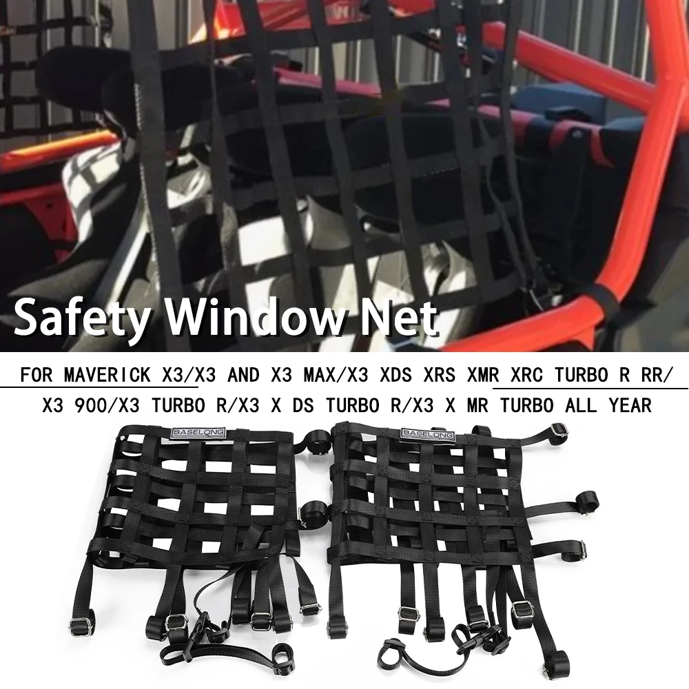 Rete Di Sicurezza Per Finestre Attrezzatura Di Protezione Anticollisione Per Can-Am Maverick X3 X Rs Turbo R/Mr Turbo R Maverick X3 Max X Rs Turbo R