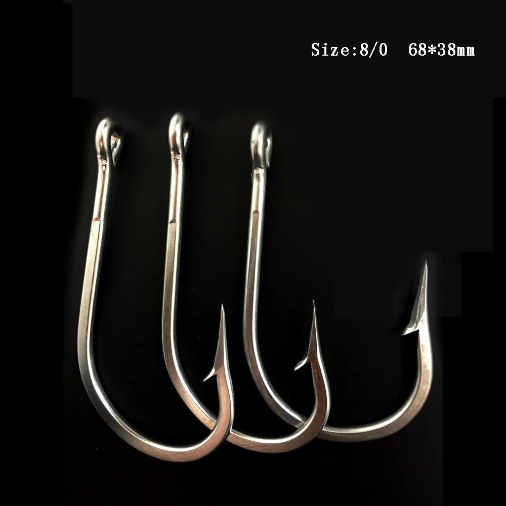 Cn01 20 Pezzi 8/0 Mustad Amo Da Pesca Amo Da Pesca In Acciaio Inossidabile Amo Da Pesca Jigging Amo Grande Per La Pesca