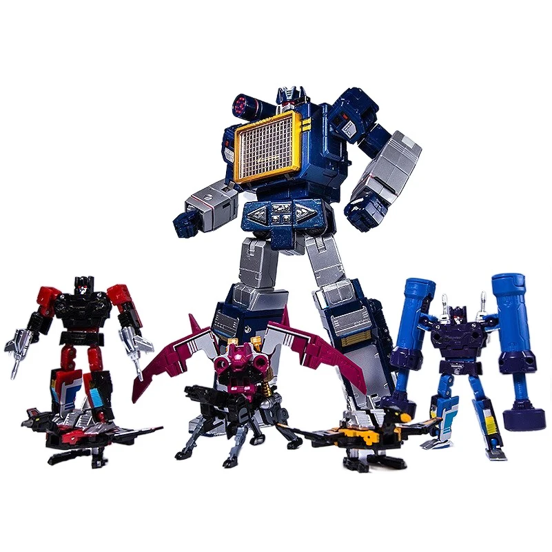 Thf Thf-01J Soundwave 25Cm Ko Mp13 Capolavoro Trasformazione Action Figure Toy Soundblaster Movie Model Deformation Car Robot
