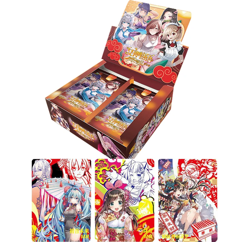2023 New Anime Goddess Story Collection Cards Booster Box Circostante Mr Bgl Sp Cards Playing Game Table Toys For Children Gifts