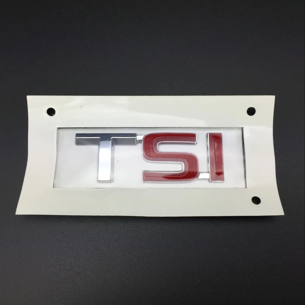 Per Skoda Yeti Tsi 1.8 T Rosso Posteriore Tronco Boot Lid Lettera Sticker Alfabeto Decal Carattere Emblema 5Ld 853 687G