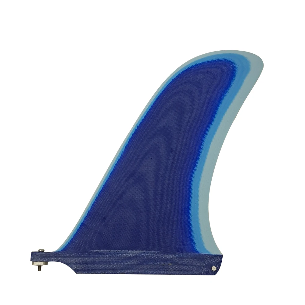 Sì. Surf Longboard Fin 10.5 Pollici Center Fin Fibra Di Vetro Sup Fin A Nido D'Ape Single Fin Paddleboard Fin