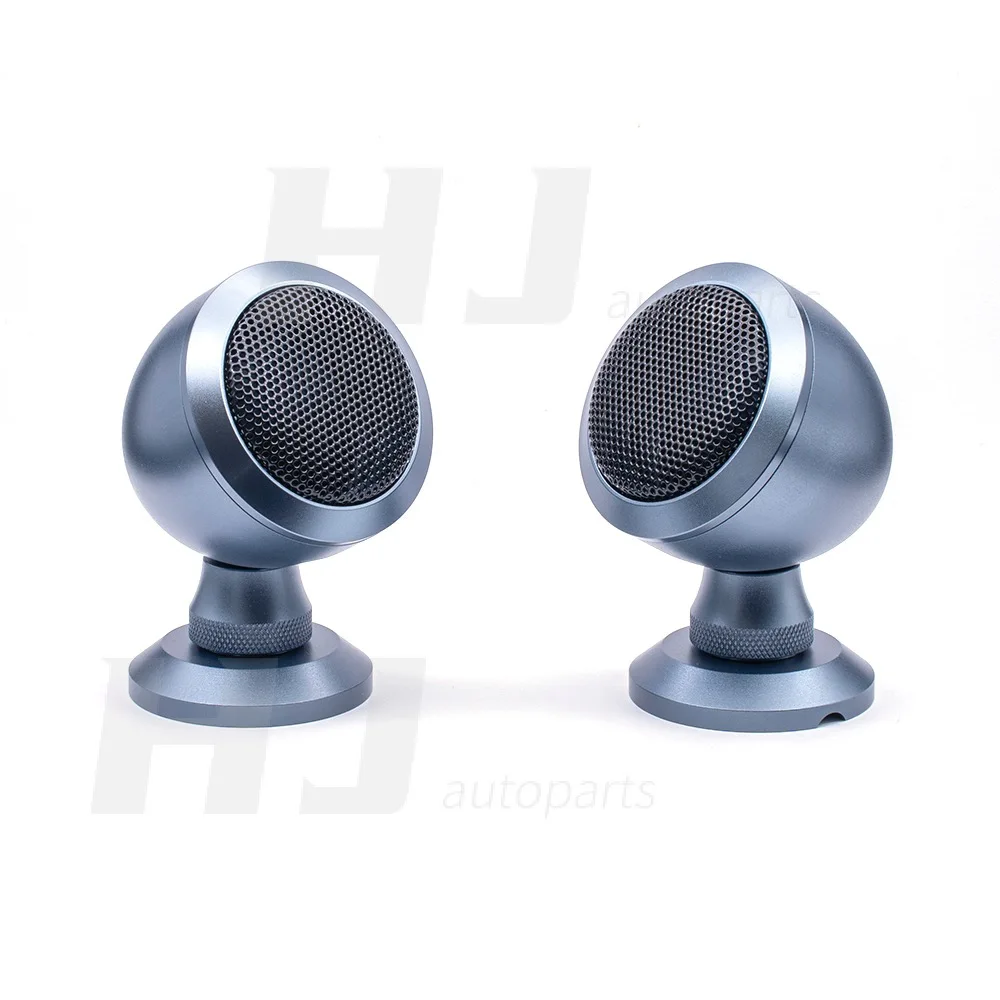 2Pcs Car 2 Pollici Tweeter Scatole Di Alluminio Base Nero Argento Treble Seat Tweeter Presa Installazione Adattatore Per Altoparlante Automatico In Me