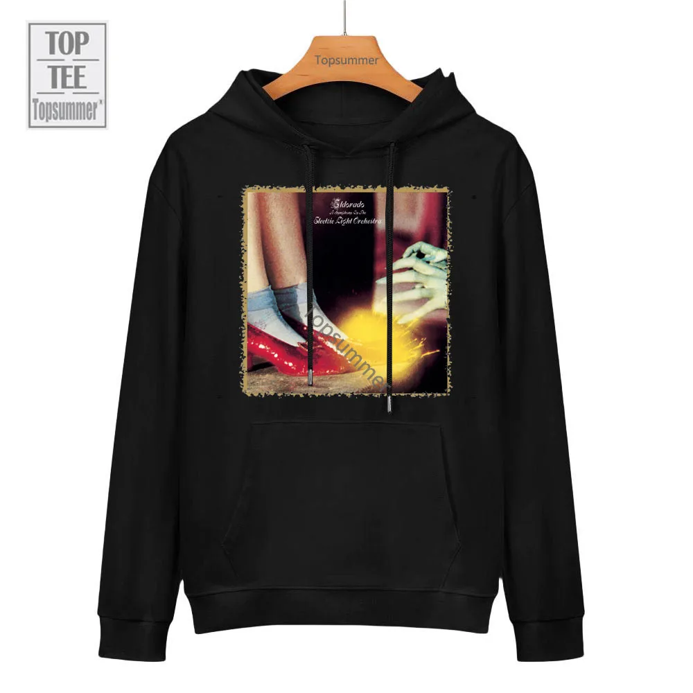 Eldorado Album Felpe Electric Light Archery Tour Felpa Con Cappuccio Da Uomo Rock Band Plus Size Clothes