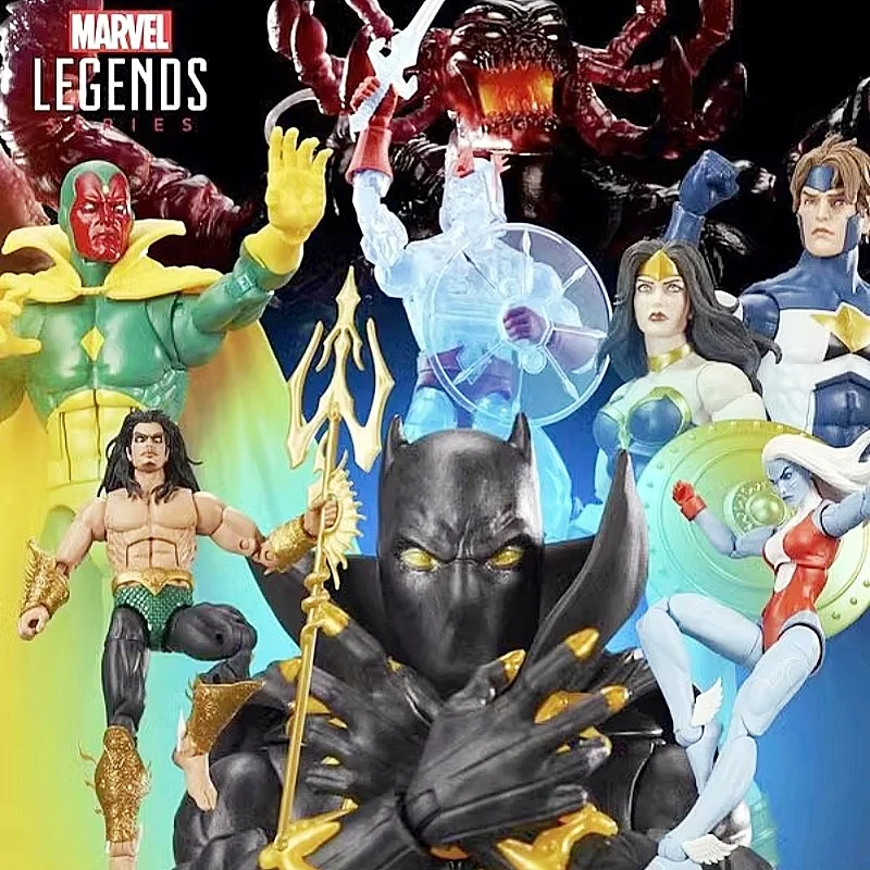 In Magazzino Marvel Legends Black Panther Namorita Namor Crystar Vision Justice Squadron Supreme Power Princess 6 "Action Figure