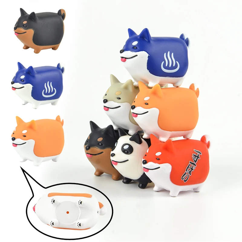 Giappone Genuine Gashapon Capsule Toys Kawaii Masoct Smile Ride Yellow Black Shiba Inu Cosplay Panda Spa Red Skin Dog Figures