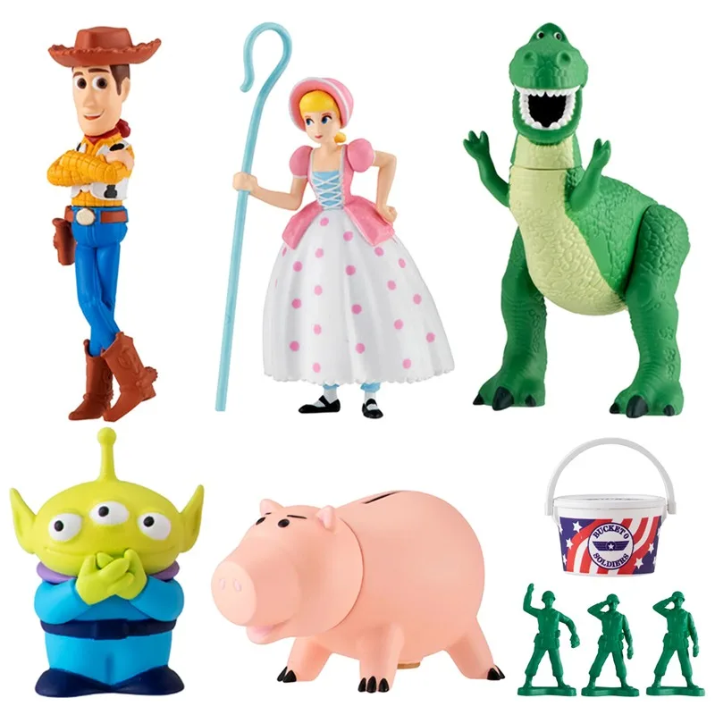 Bandai Toy Story Capsule Gashapon Toy Figurine In Miniatura Felpa Con Cappuccio Pastorella Cuddles The Dragon Decoration Accessori Fai Da Te