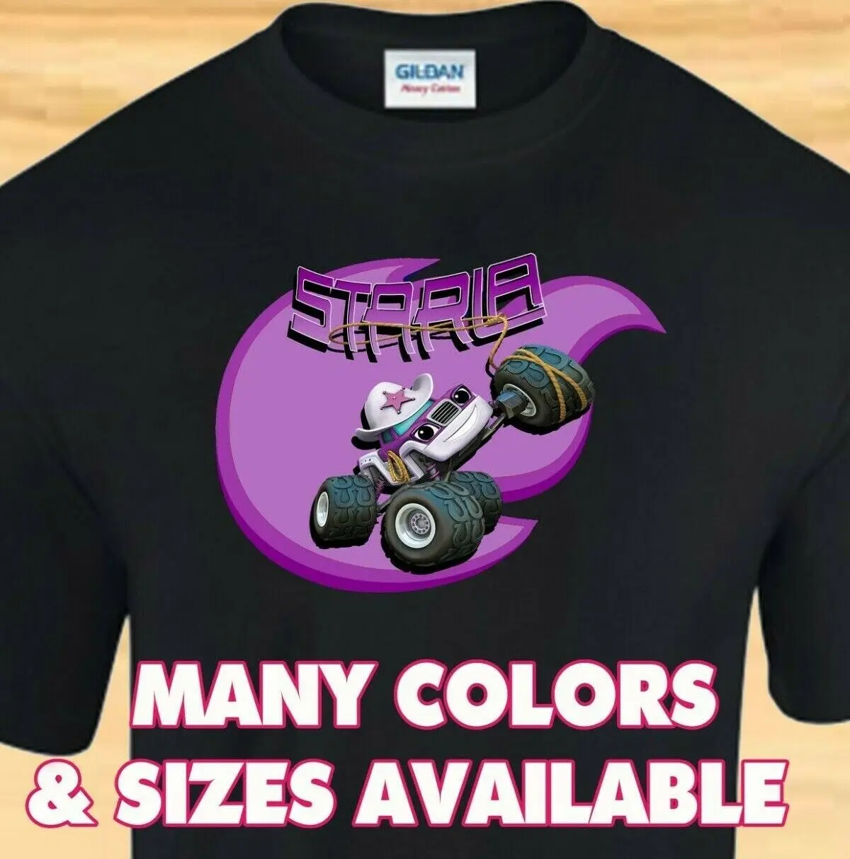 Blaze & The Monster Machines - Starla - Cartoon Tv Show-T-Shirt Personalizzata
