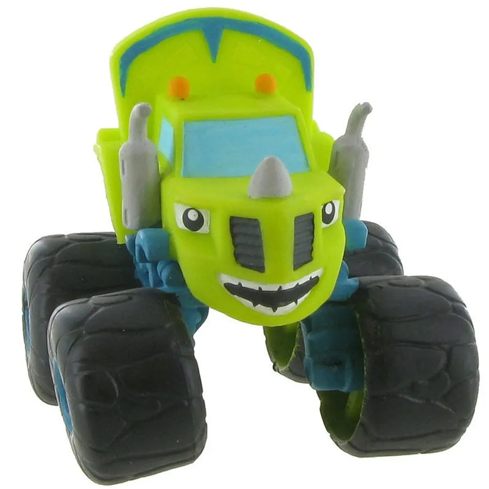 Comansi. Figura Statica Zeg, Macchine Mostro Blaze. Figure Toy Cake Toppers. Per Giocare, Decorare