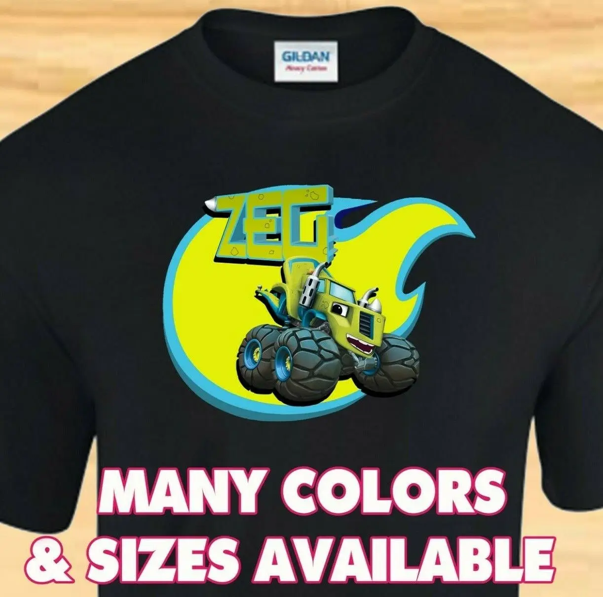 Blaze & The Monster Machines - Zeg - Cartoon Tv Show-T-Shirt Personalizzata