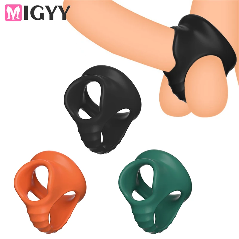 Il Più Nuovo Anello Del Pene Anello Del Pene Sm Scrotal Bind Gabbia Di Castità Per Gli Uomini Più A Lungo E Più Duro Erezione Ritardo Eiaculazione Gio