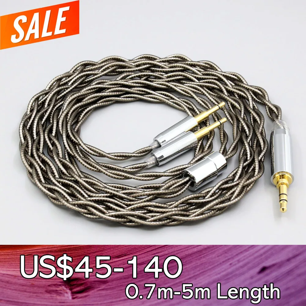 99% Argento Puro Palladio + Grafene Oro Cavo Auricolare Per Abyss Diana Ricerca Acustica Ar-H1 Advanced Alpha Gt-R Zenith Pmx2