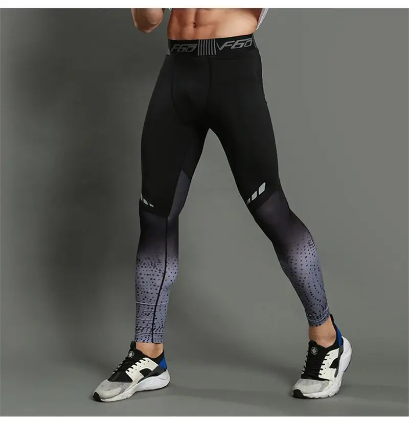 Pantaloni A Compressione Da Uomo Leggings Da Palestra Per Allenamento Da Uomo Leggings Da Allenamento Per Bodybuilding Skinny Pantaloni Sportivi Panta