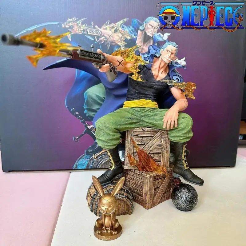 25Cm One Piece Anime Figures Benn Beckman Figurine Shanks Red Hair Pirates Gk Statue Pvc Statue Model Collection Toy Gifts