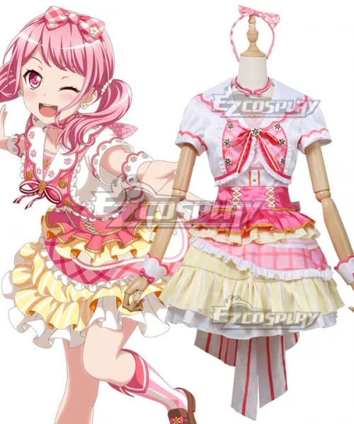 Bang Sogno! Pastel * Palette Yamato Maya Dress Halloween Party Gonna Donna Lolita Show Dress Costume Cosplay E001