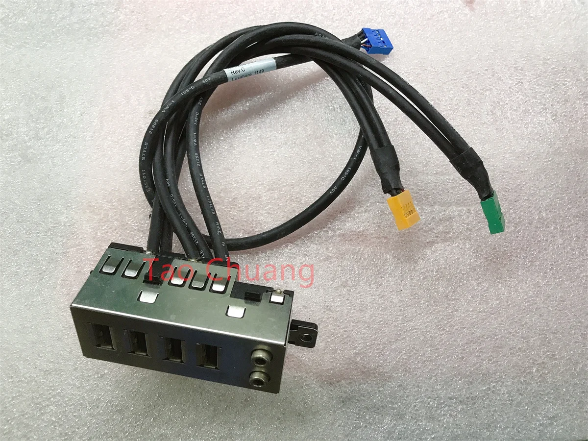 Per Hp Compaq 8200 Elite Cmt Front Usb / Audio Io Panel Assy Con Cavi 625248-001