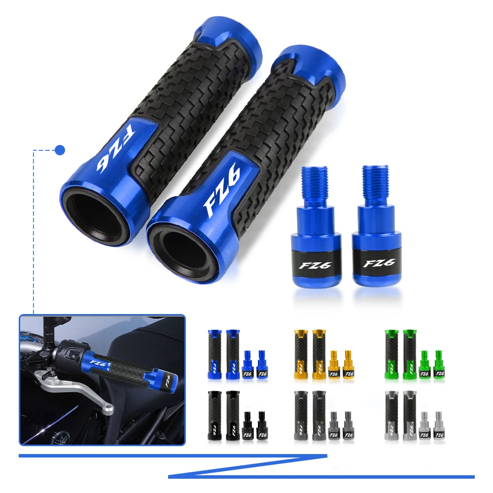 Per Fz 6 Accessori Moto Manopole Manubrio Tappi Manubrio Tappi Terminali Per Yamaha Fz6 Fz6 Fazer / R 2014 2015 2016 Con Logo