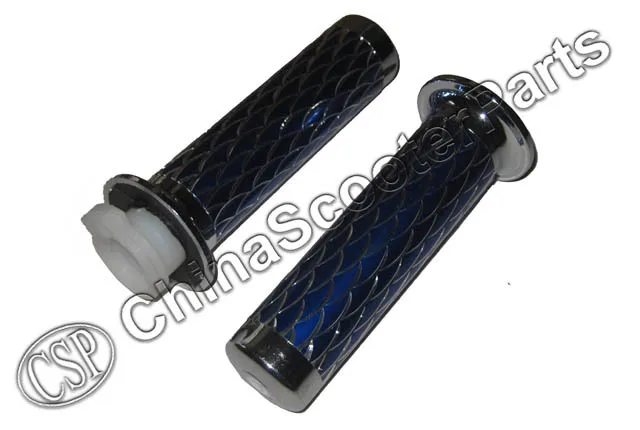 Mini Moto Twist Manopole Per Acceleratore Set Pocket Bike Atv Quad Dirt Pit Go Kart Buggy Blue