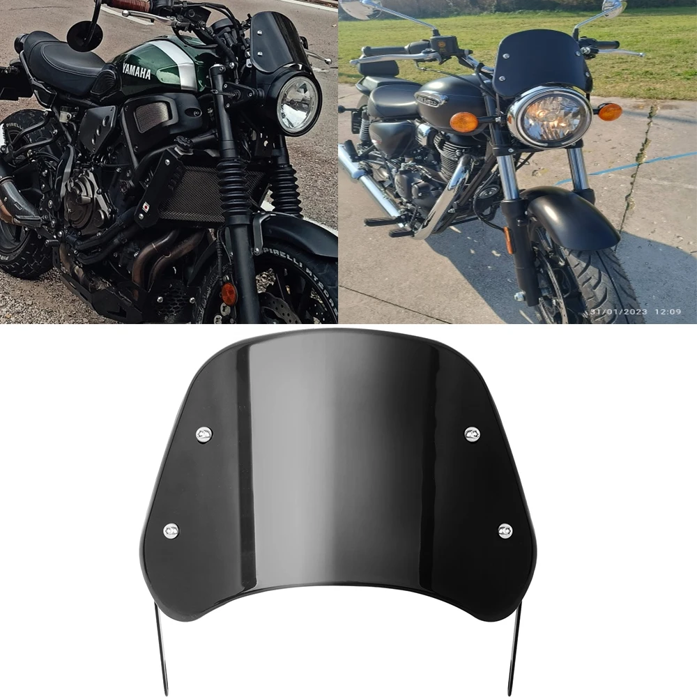 Parabrezza Universale Moto Parabrezza Deflettore Vento Per Accessori Cb500X R15 V3 Z1000 2010 2013 Super Punch Tc Max