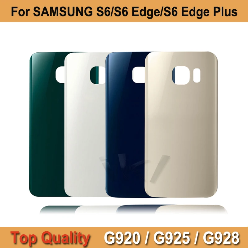 Custodia Posteriore S6 Per Samsung Galaxy S6 G920/S6 Edge G925/S6 Edge Plus G928 Sostituzione Coperchio Posteriore Batteria